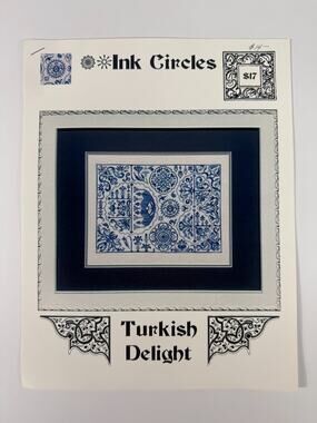 Ink Circles "Turkish Delight" Counted Cross Stitch Chart / Pattern